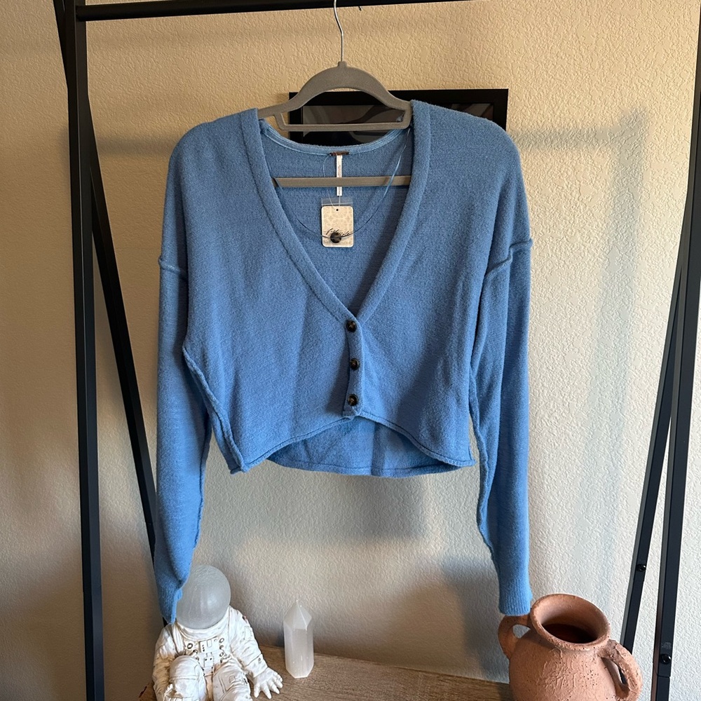 NWT, Free People Cropped Cardigan